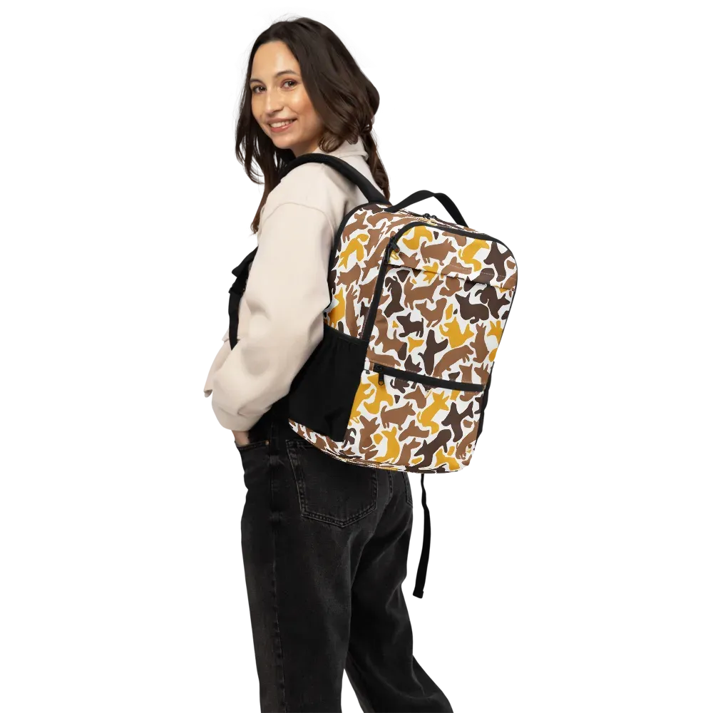 Amber Menagerie on Utility Backpack — Back