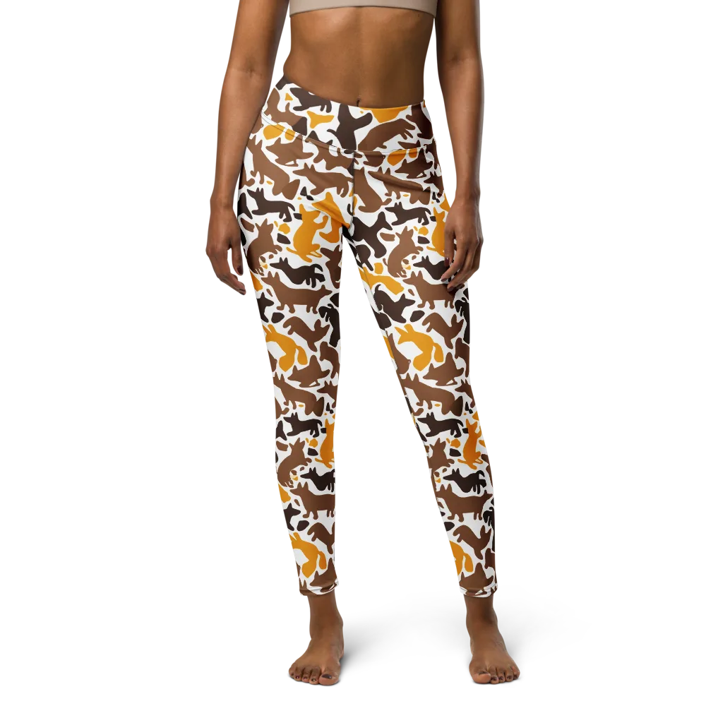 Amber Menagerie on Yoga Leggings — Front