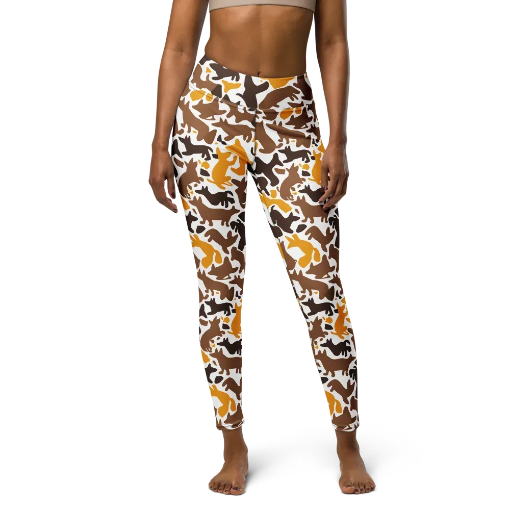 Amber Menagerie on Yoga Leggings — Front