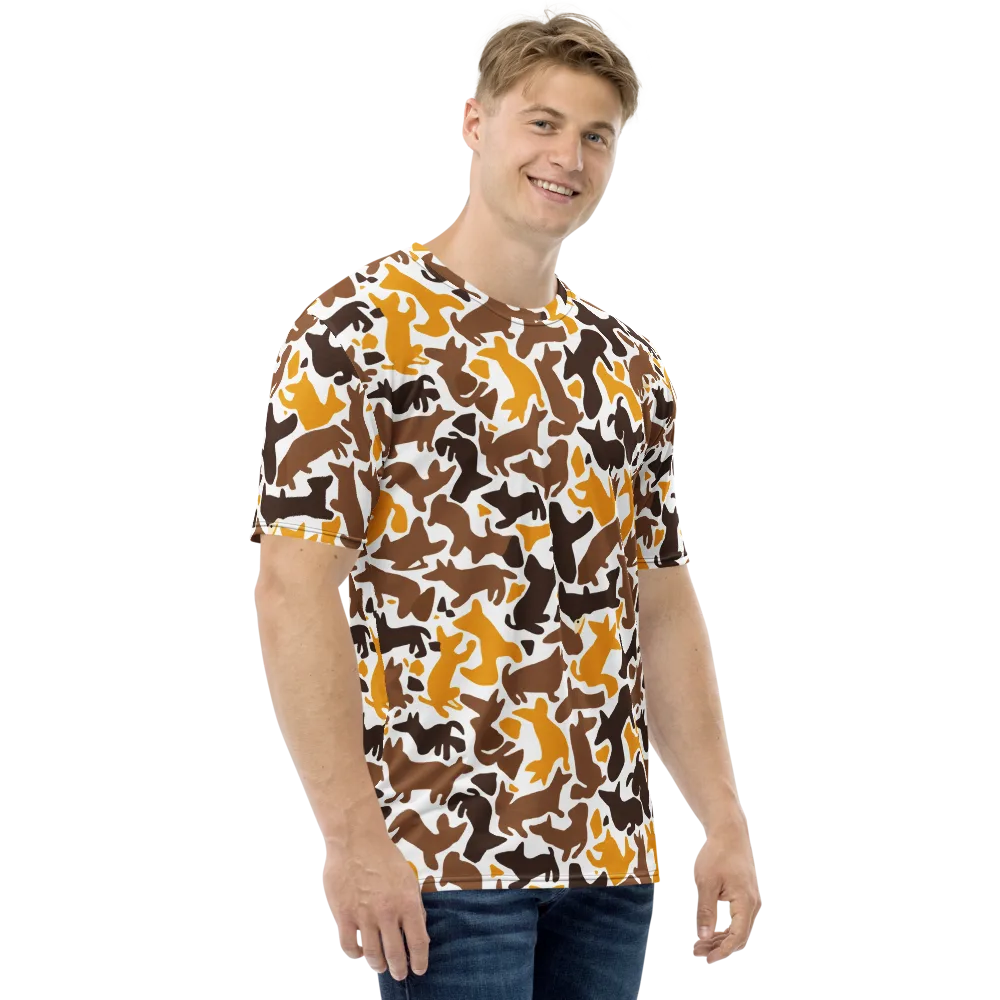 Amber Menagerie on Men's Crew Neck T-Shirt — Right