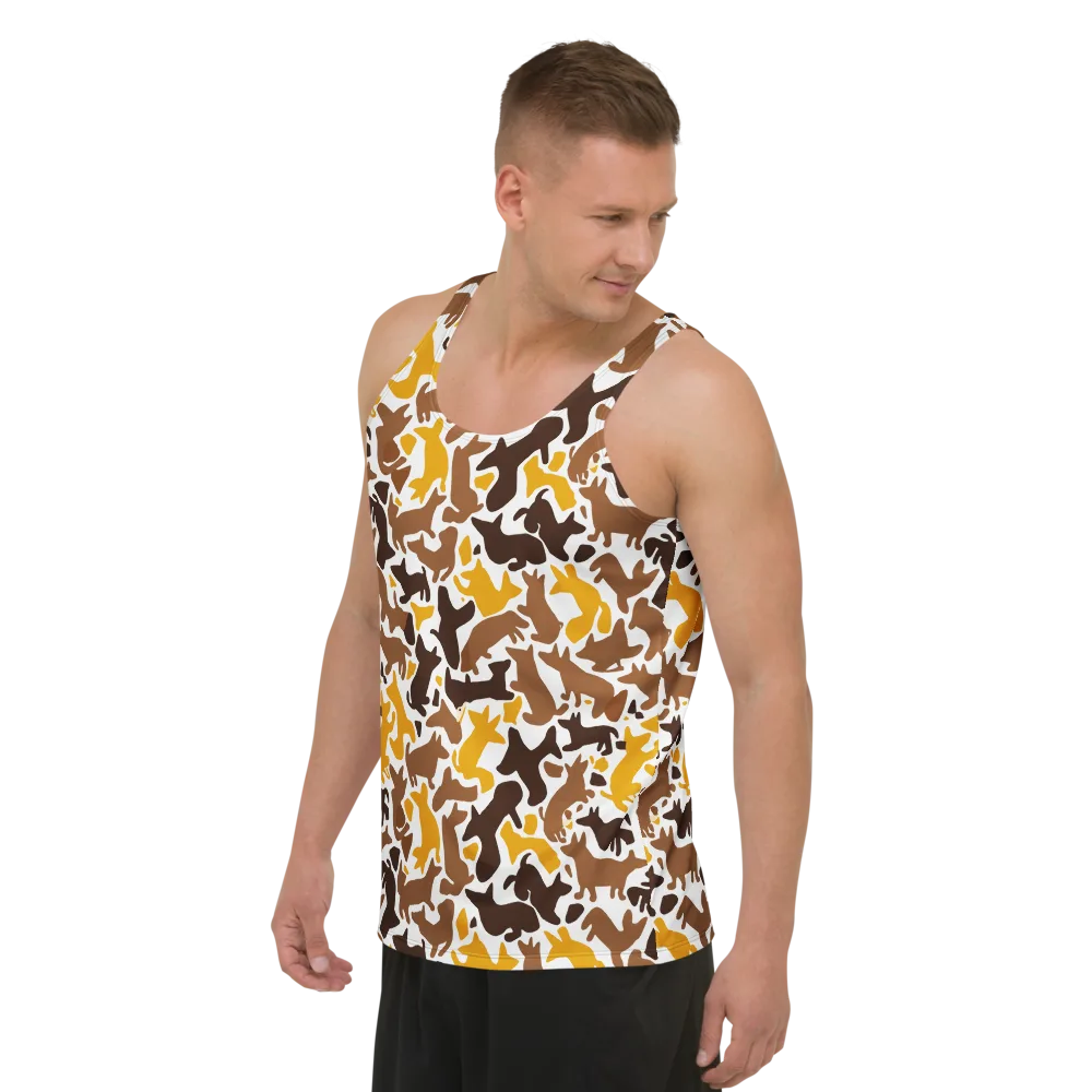 Amber Menagerie on Men's Tank Top — Left Front