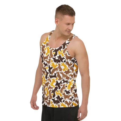Amber Menagerie on a Men's Tank Top