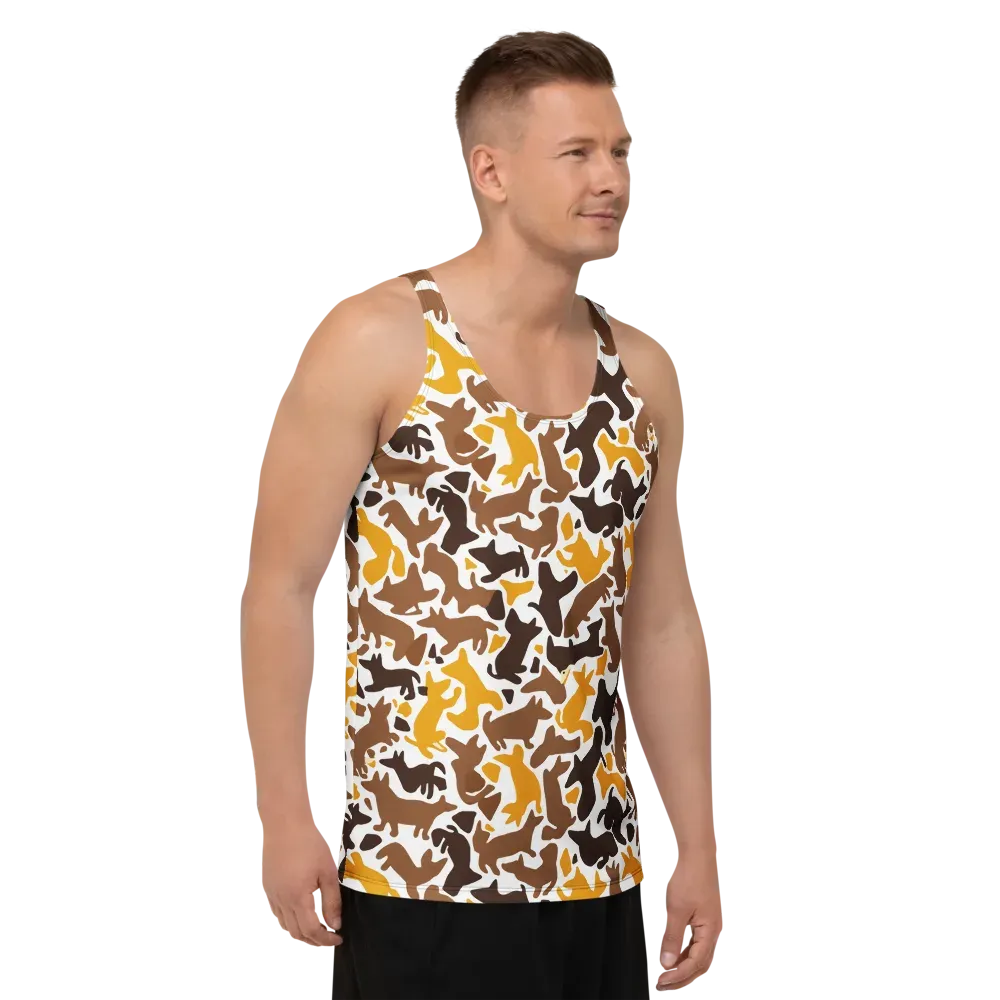 Amber Menagerie on Men's Tank Top — Right Front