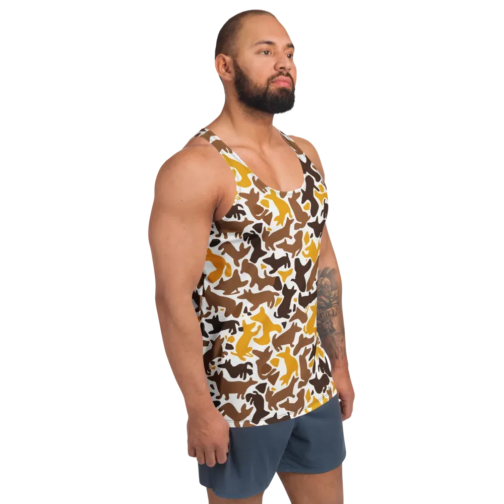 Amber Menagerie on Men's Tank Top — Right Front