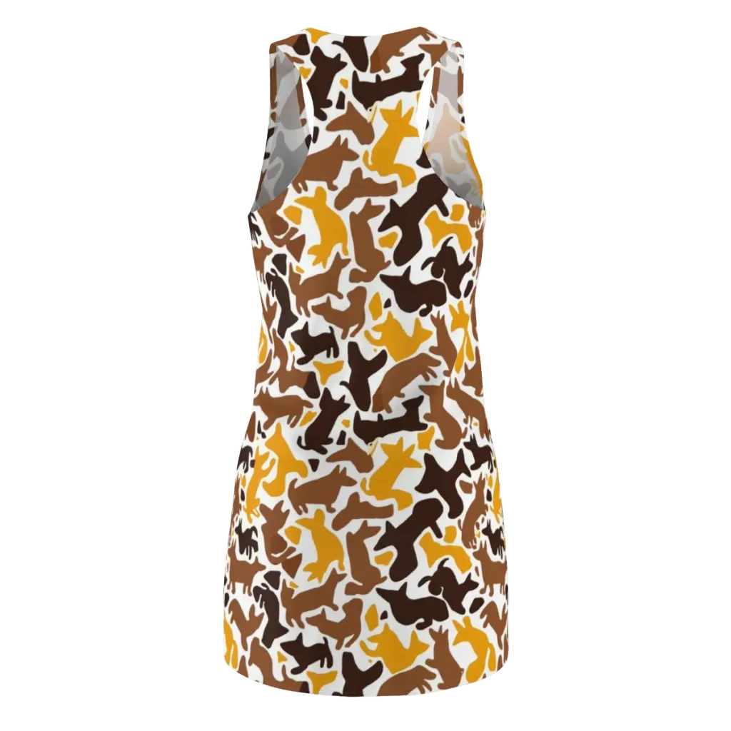 Amber Menagerie on Racerback Dress — Back