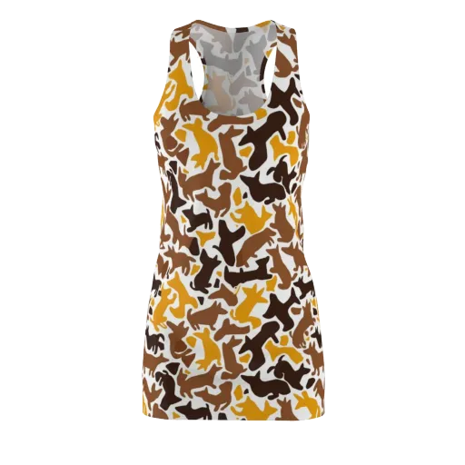 Amber Menagerie on a Racerback Dress