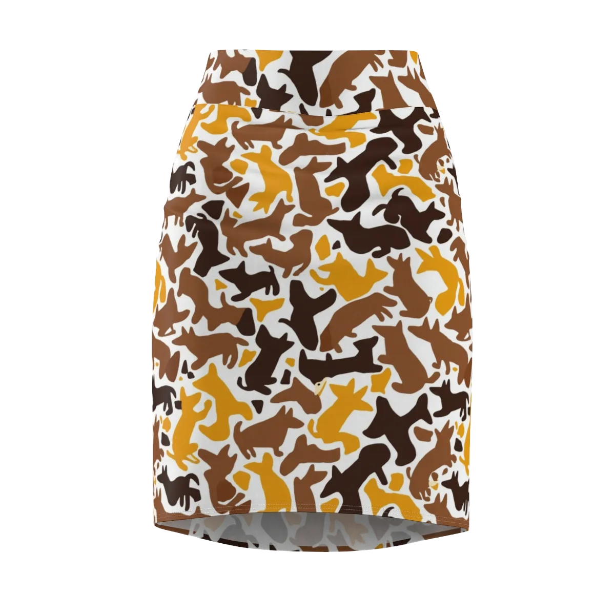 Amber Menagerie on Pencil Skirt — Front