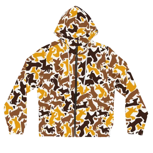 Amber Menagerie on a Women's Full-Zip Hoodie