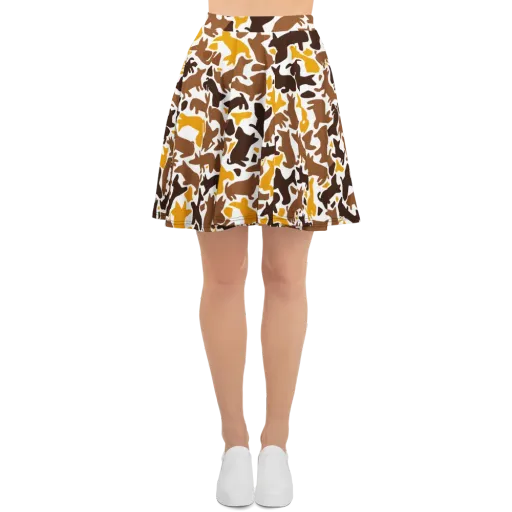 Amber Menagerie on a Skater Skirt