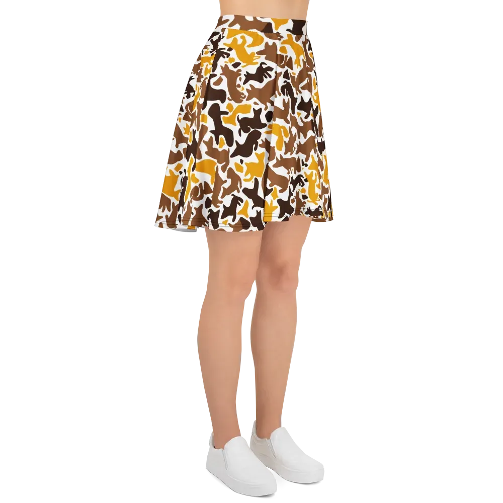 Amber Menagerie on Skater Skirt — Right