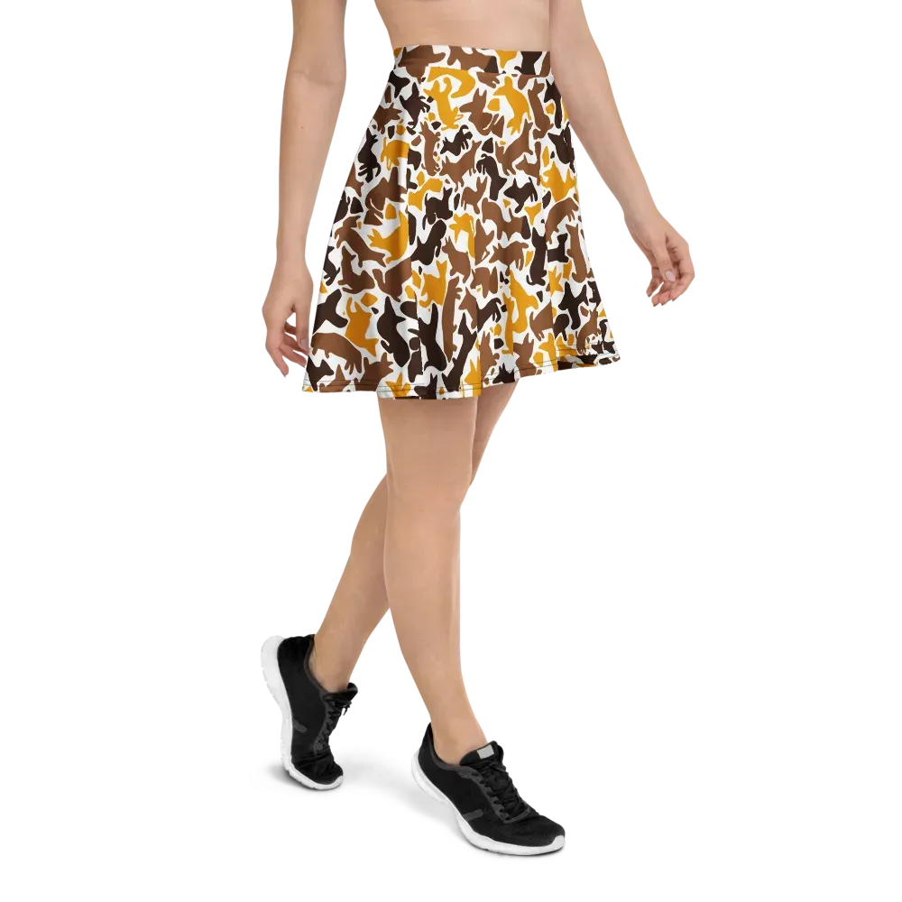 Amber Menagerie on Skater Skirt — Right