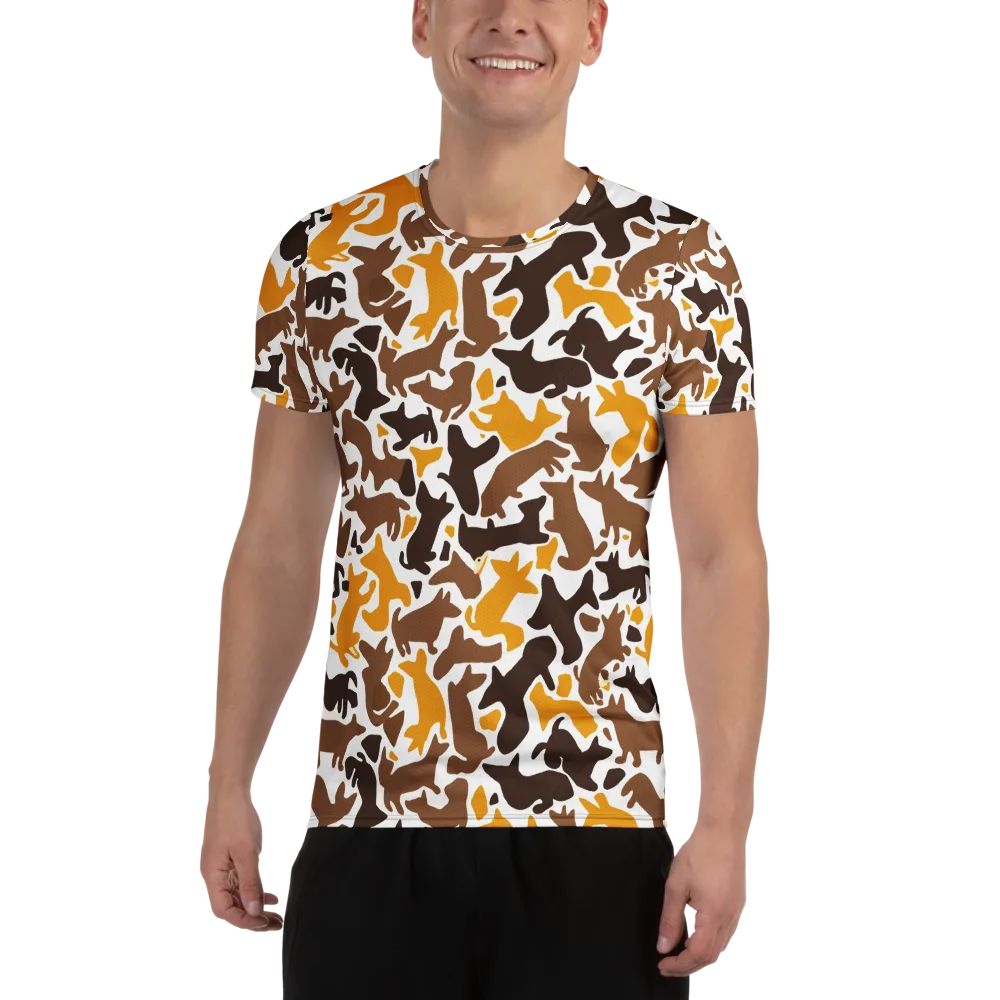 Amber Menagerie on Men's Athletic T-Shirt — Front