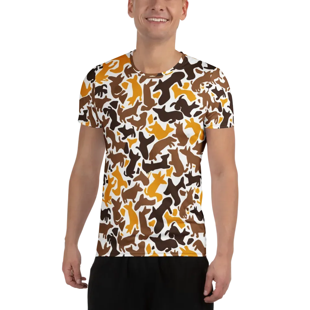 Amber Menagerie on Men's Athletic T-Shirt — Front