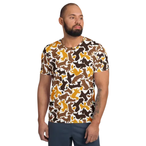 Amber Menagerie on a Men's Athletic T-Shirt