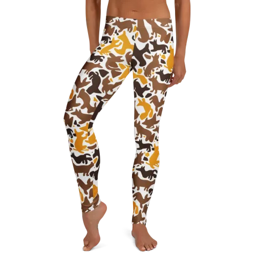 Amber Menagerie on a Leggings