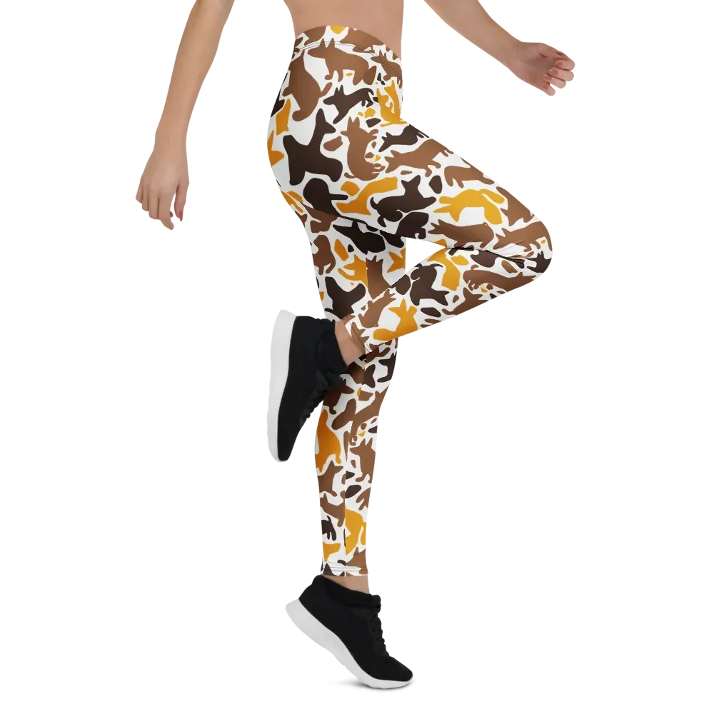 Amber Menagerie on Leggings — Right