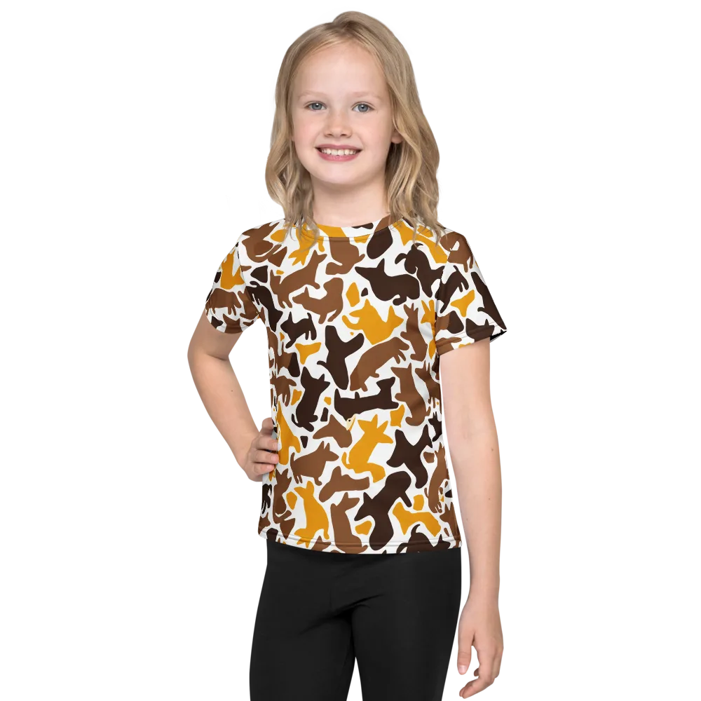 Amber Menagerie on Kids Crew Neck T-Shirt — Front