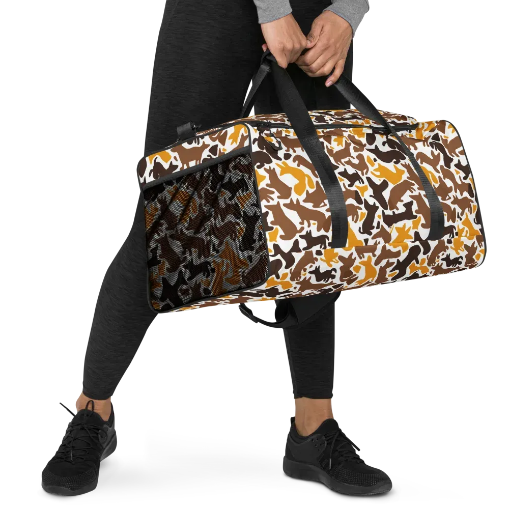 Amber Menagerie on Duffle Bag — Right Front