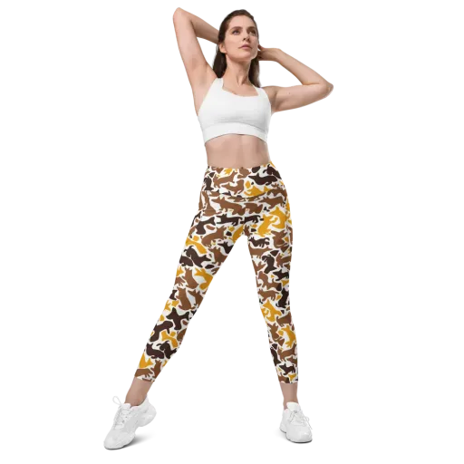Amber Menagerie on a Leggings with Pockets
