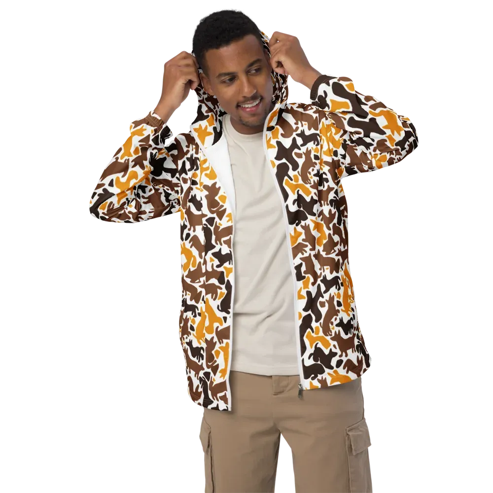 Amber Menagerie on Men's Windbreaker — Front