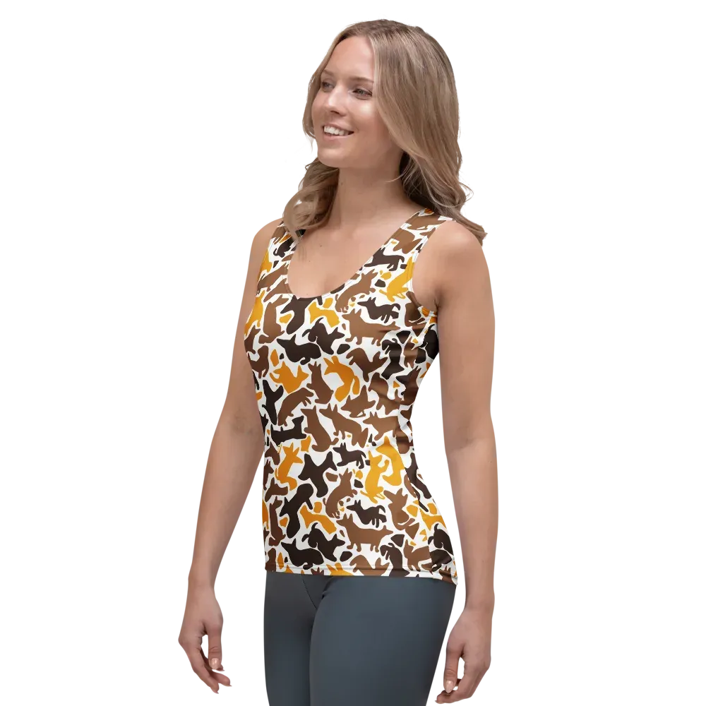 Amber Menagerie on Women's Tank Top — Left Front