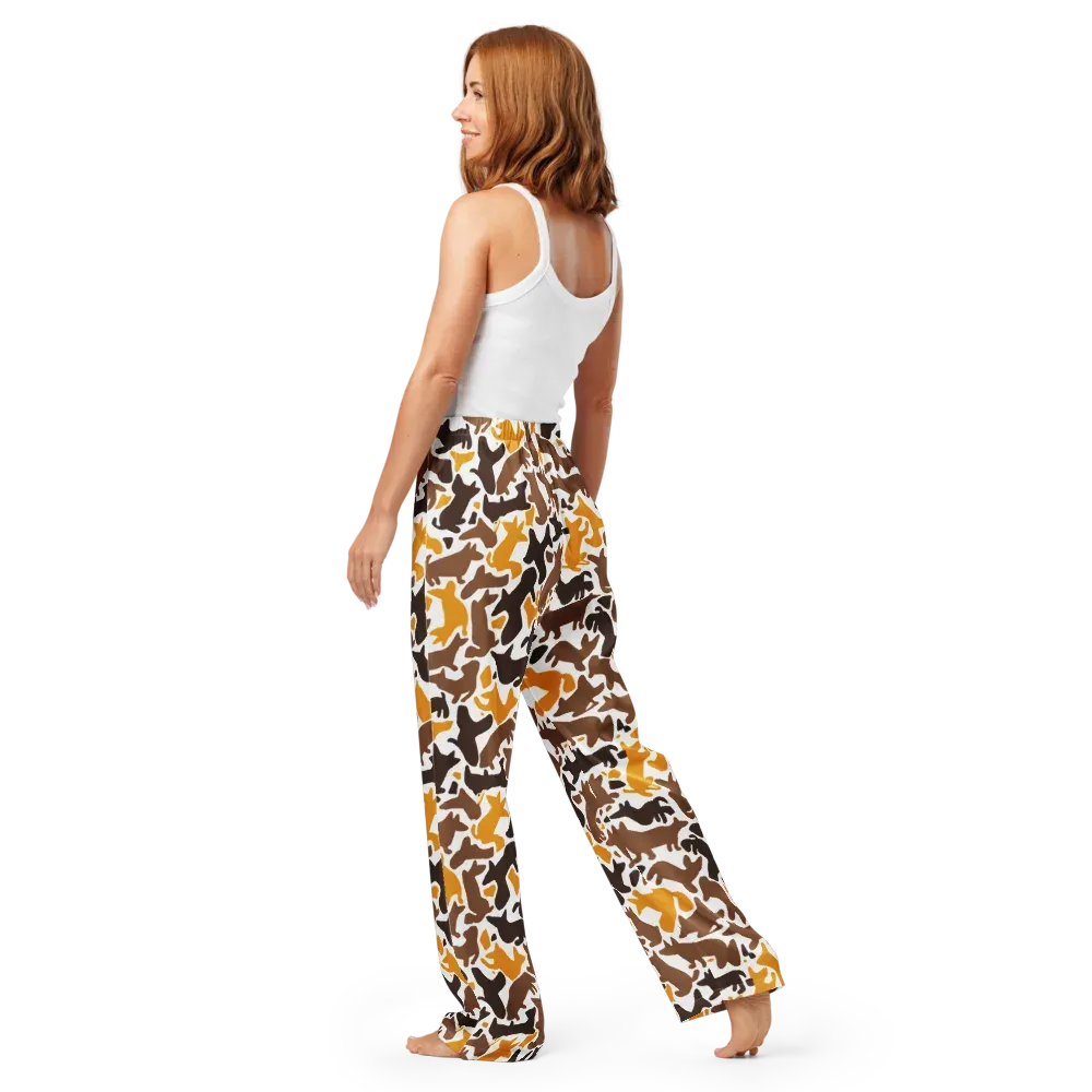 Amber Menagerie on Women's Pajama Pants — Back