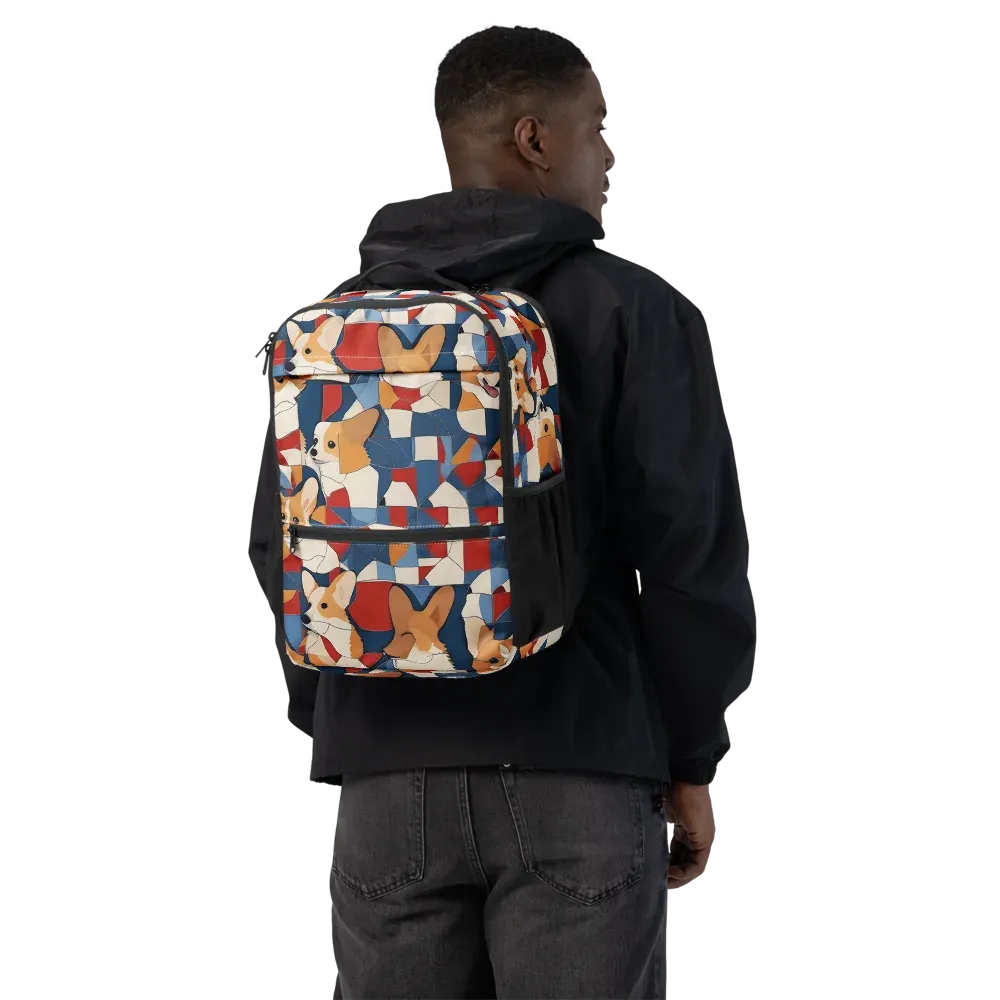 Corgi Color Theory on Utility Backpack — Back