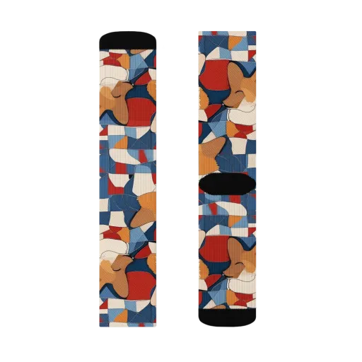 Corgi Color Theory on a Socks