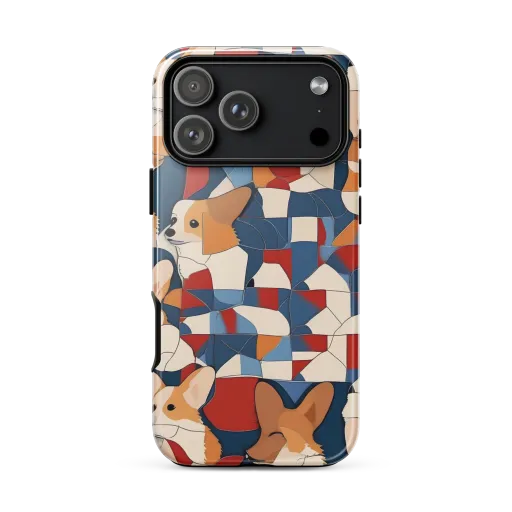 Corgi Color Theory on a Tough Case for iPhone®