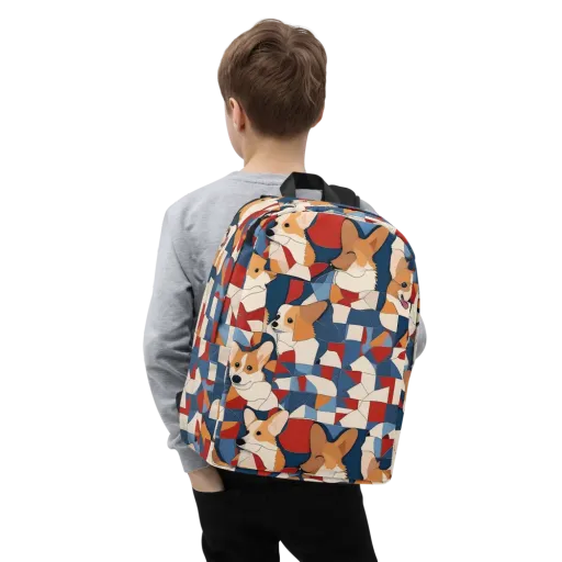 Corgi Color Theory — Minimalist Backpack