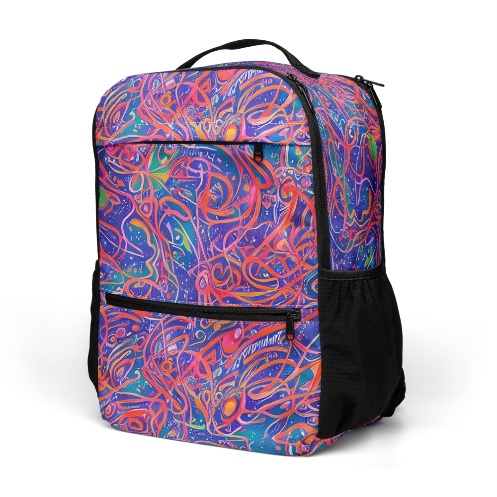 Chromatic Rapture on Utility Backpack — Left Front