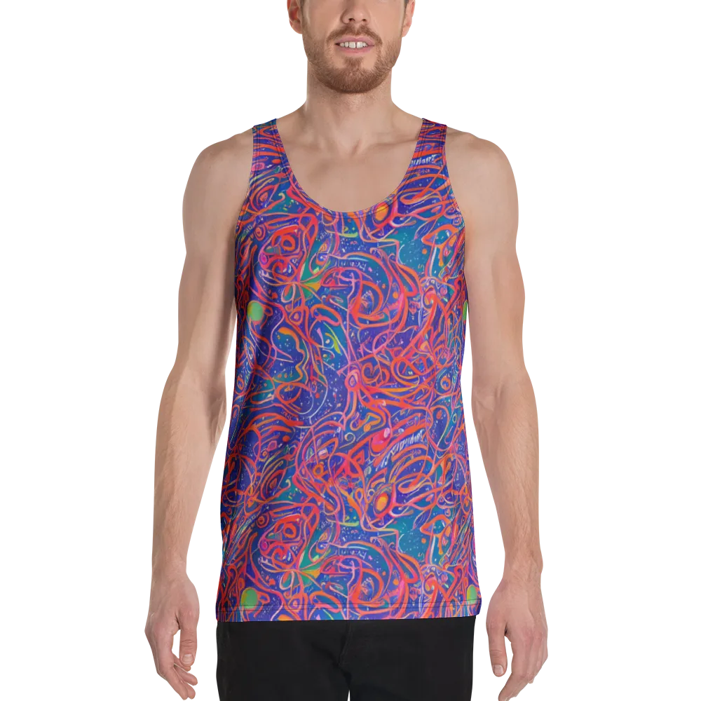 Chromatic Rapture on Men's Tank Top — Front