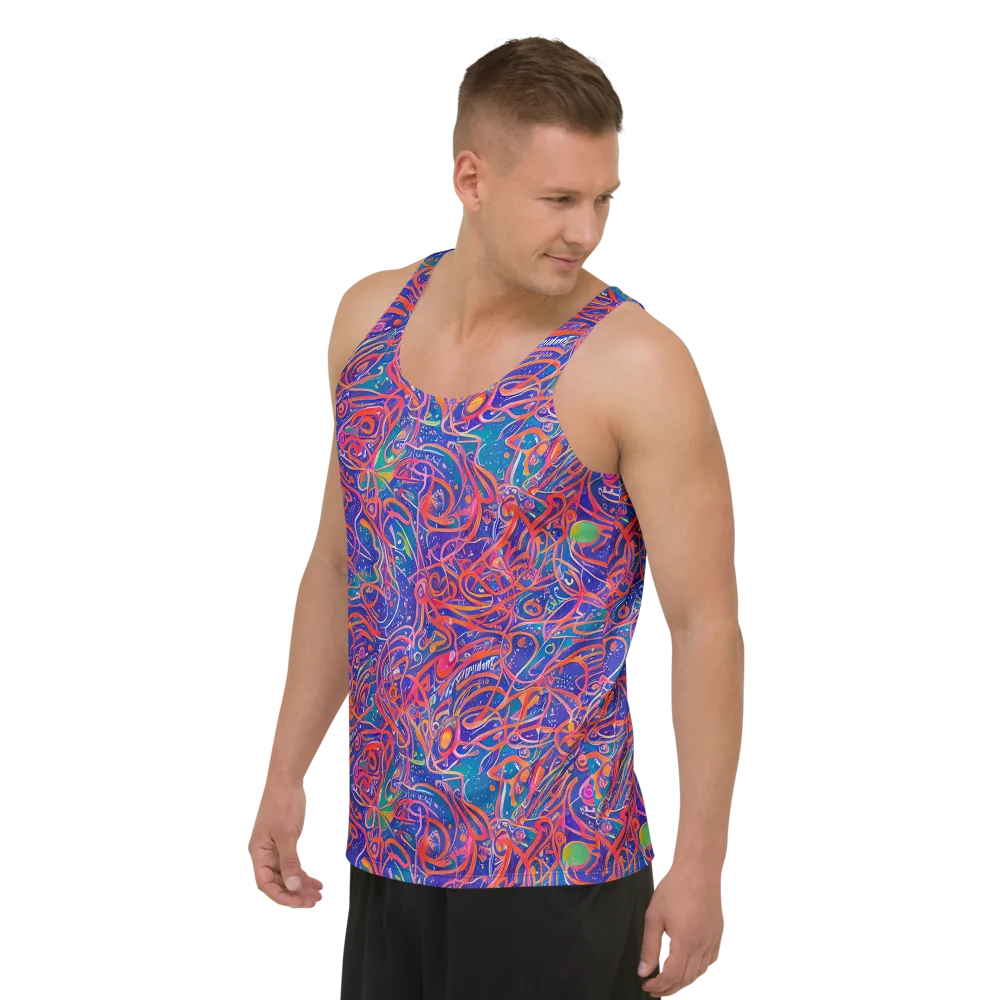 Chromatic Rapture on Men's Tank Top — Left Front