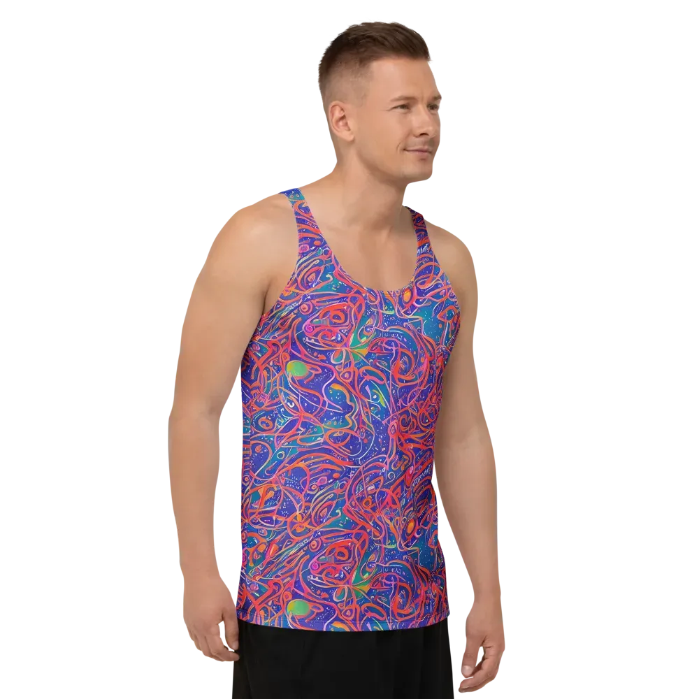 Chromatic Rapture on Men's Tank Top — Right Front