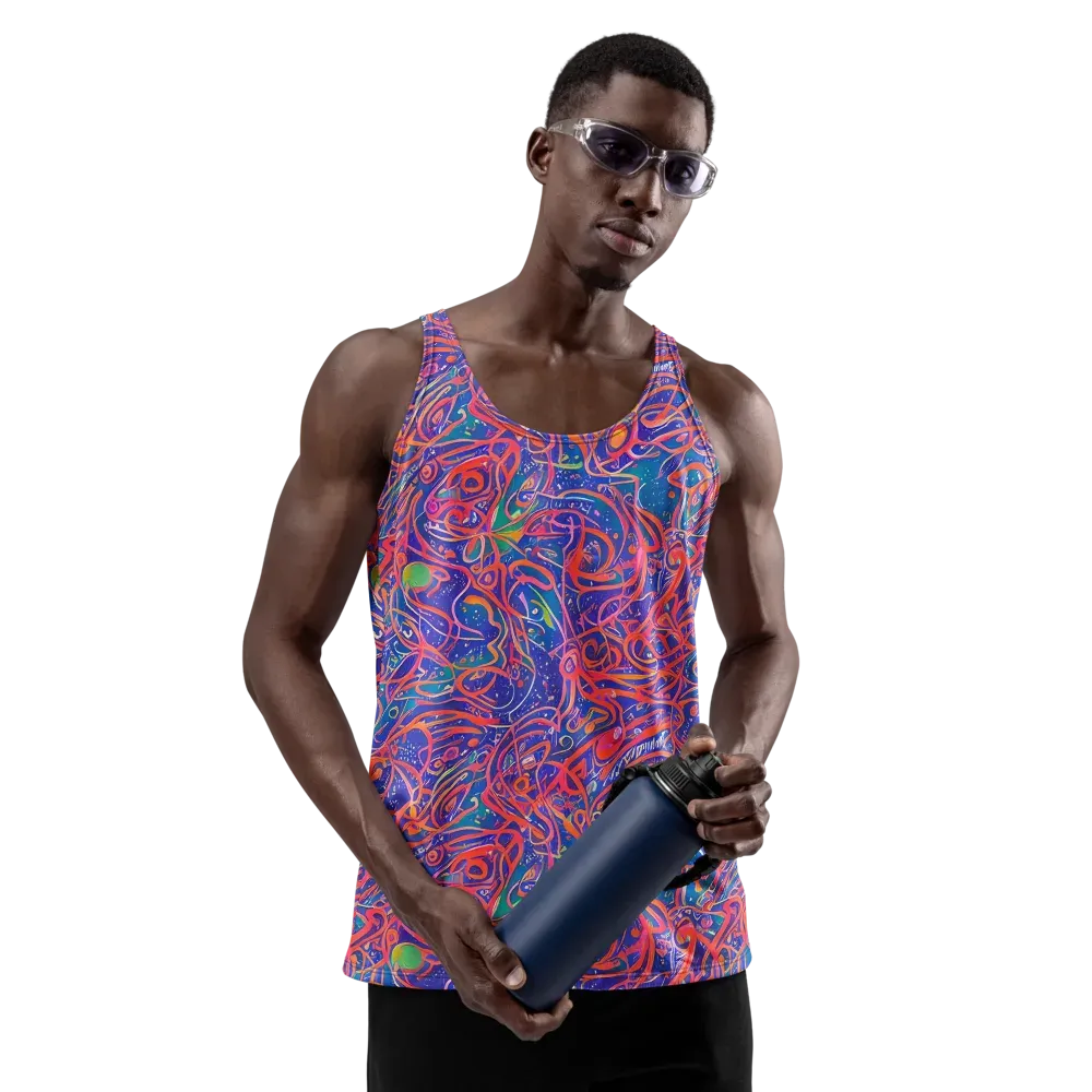 Chromatic Rapture on Men's Tank Top — Front