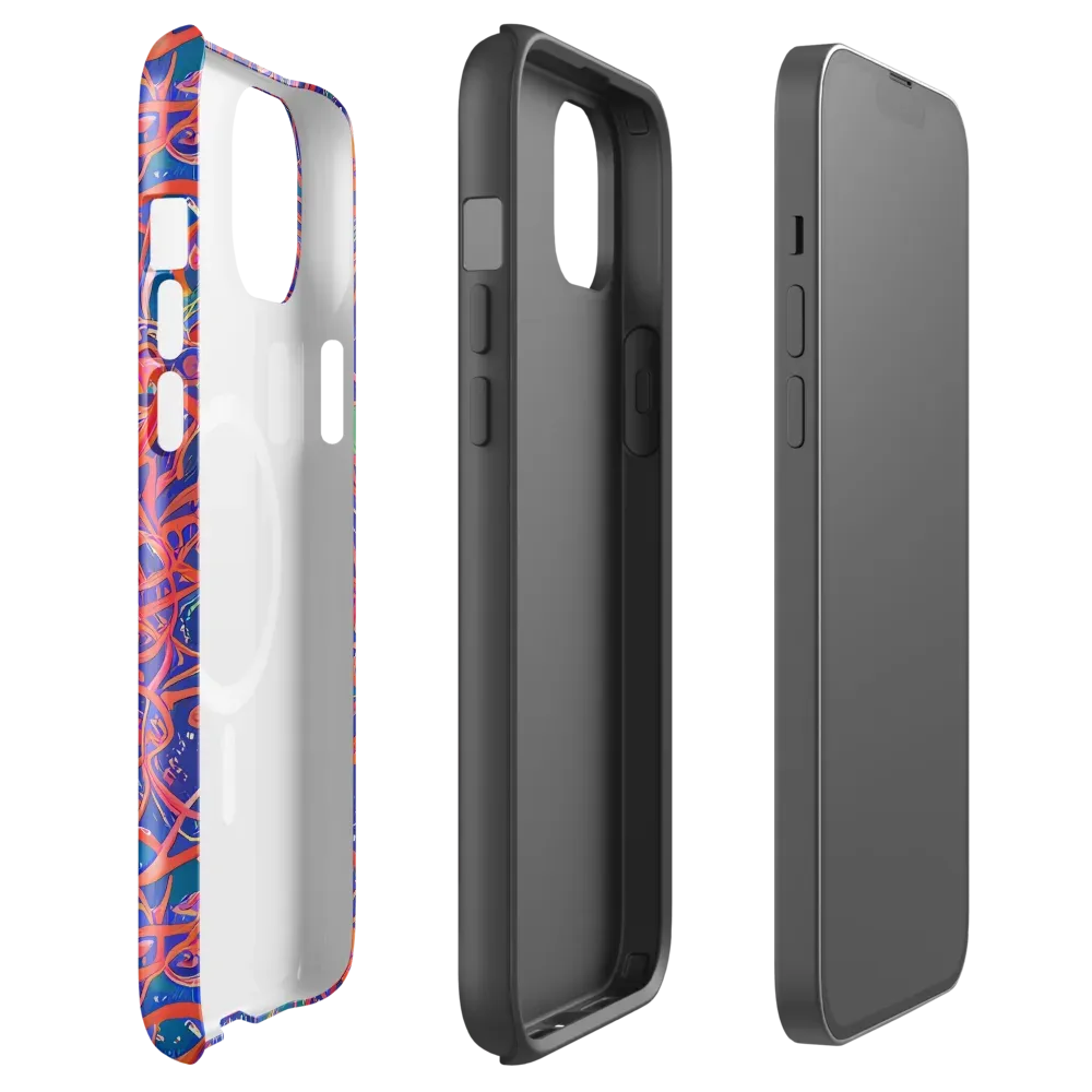 Chromatic Rapture on MagSafe Tough Case for iPhone® — Front