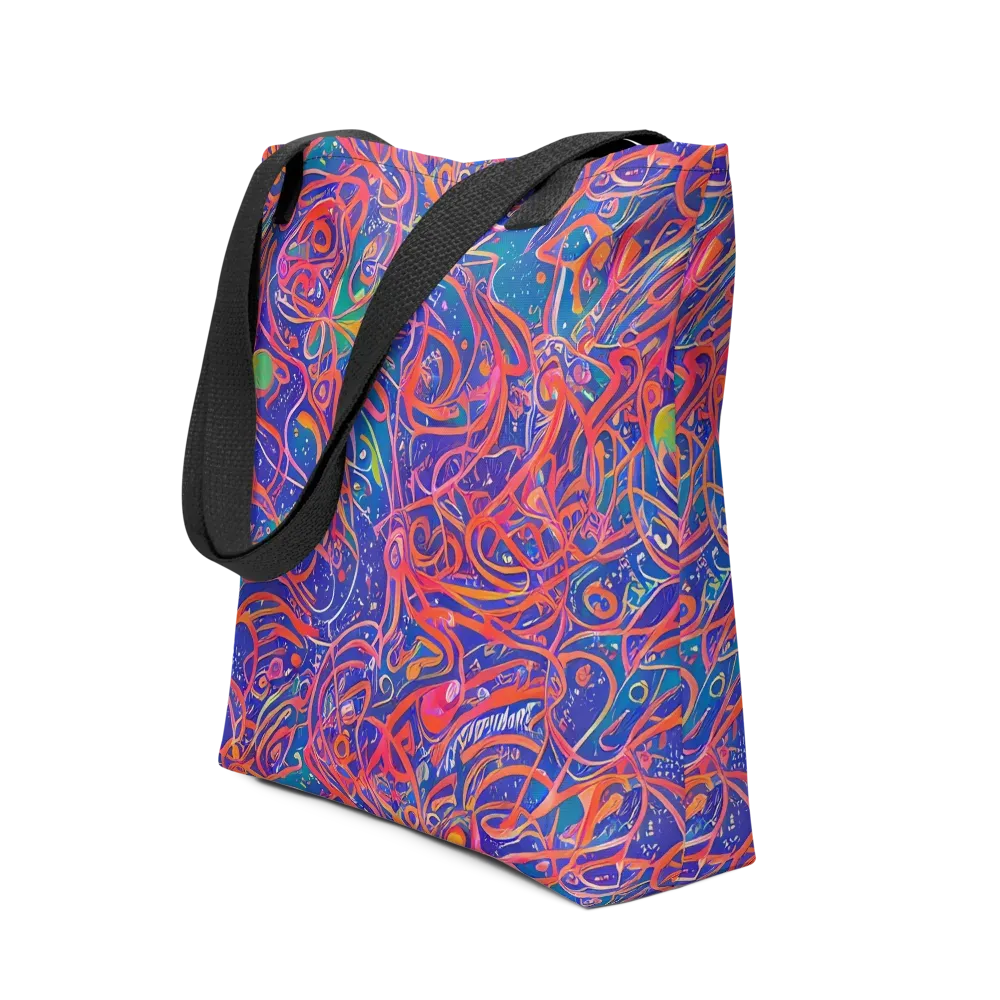 Chromatic Rapture on Tote Bag — Front