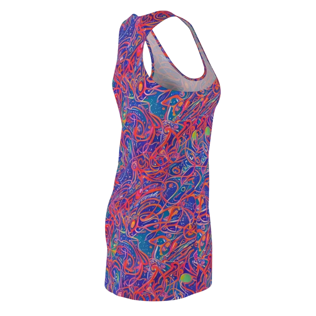 Chromatic Rapture on Racerback Dress — Back Side