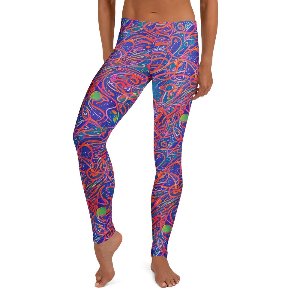Chromatic Rapture on Leggings — Front