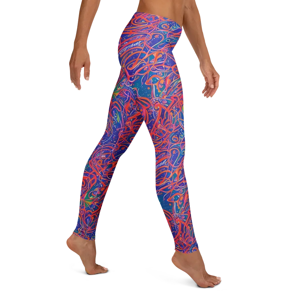 Chromatic Rapture on Leggings — Right