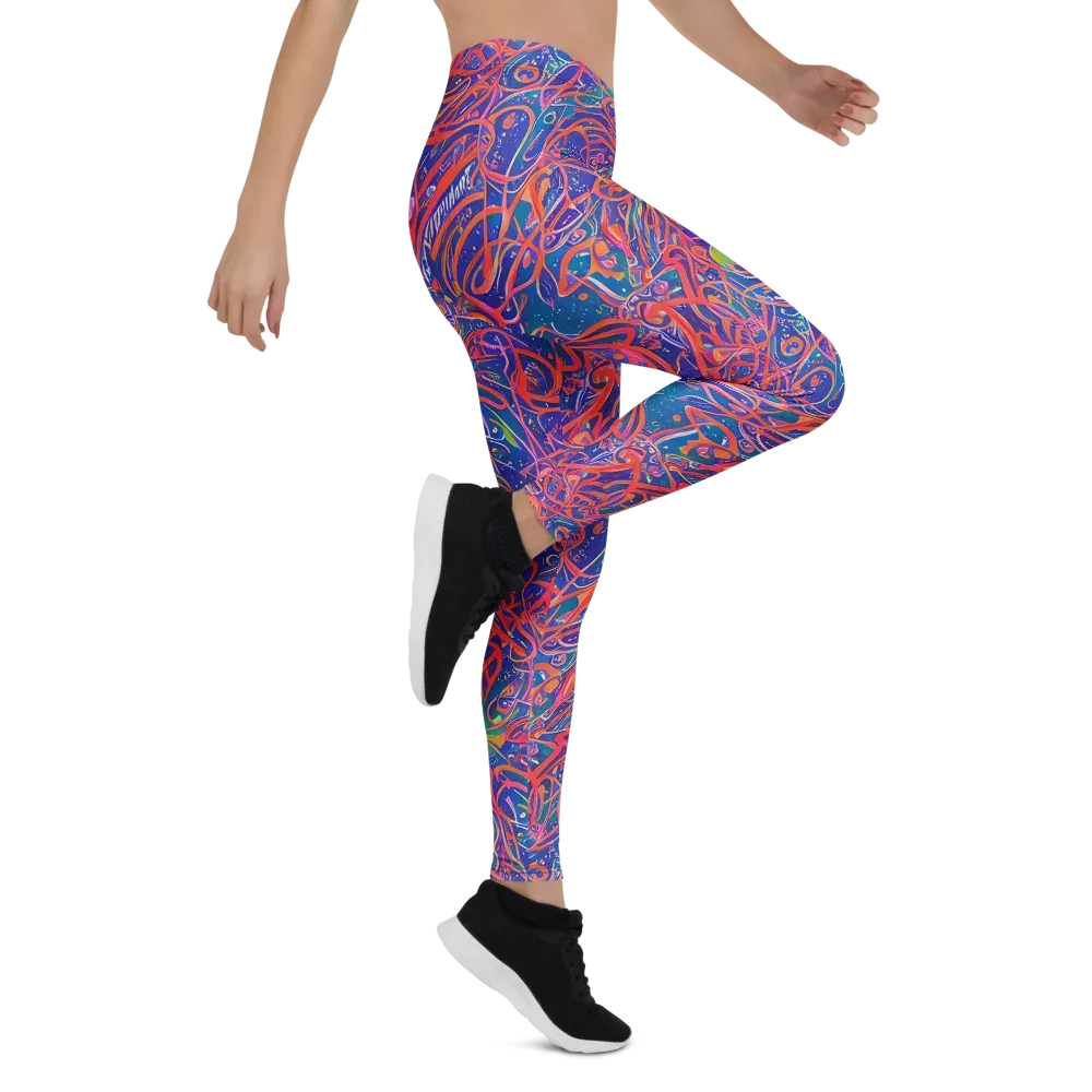 Chromatic Rapture on Leggings — Right