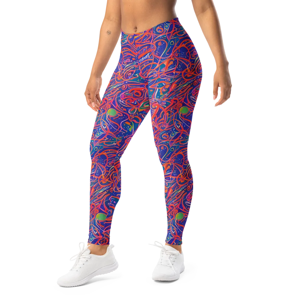 Chromatic Rapture on Leggings — Left Front