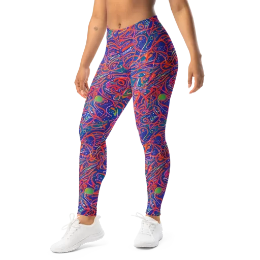Chromatic Rapture on a Leggings