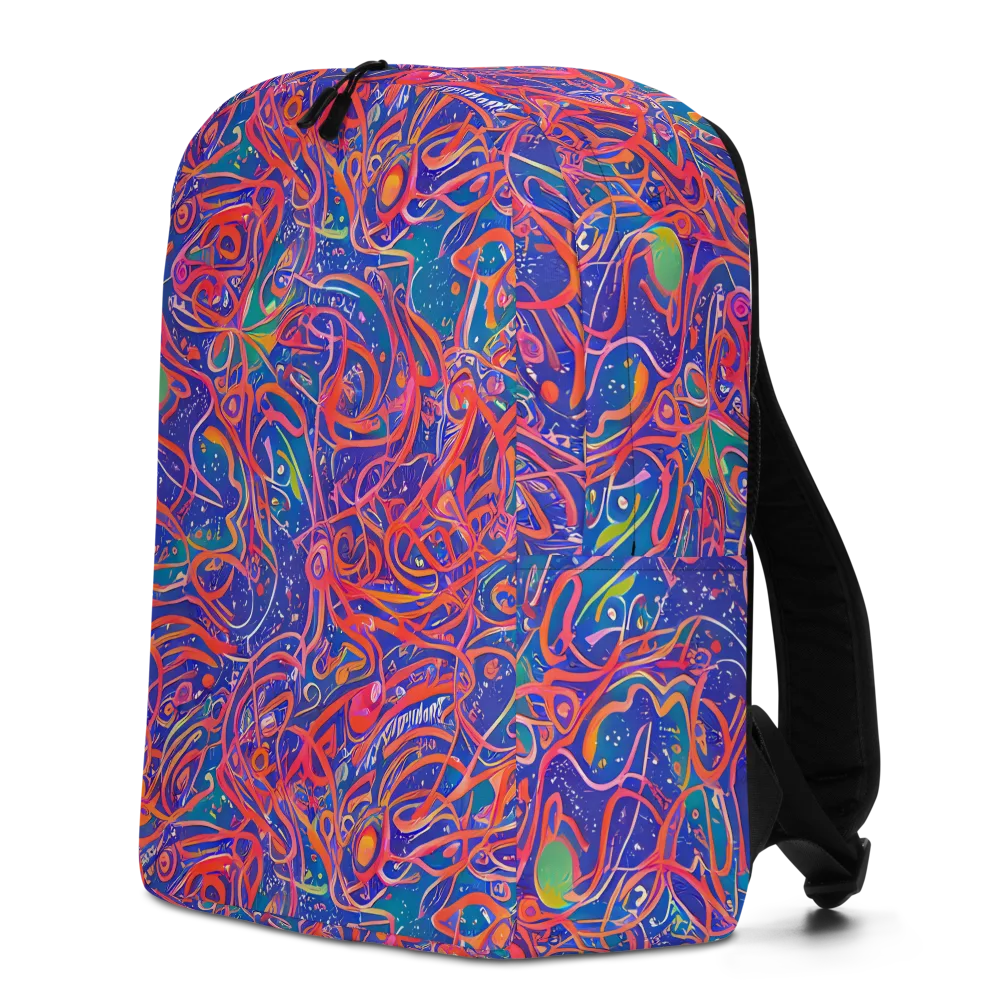 Chromatic Rapture on Minimalist Backpack — Left