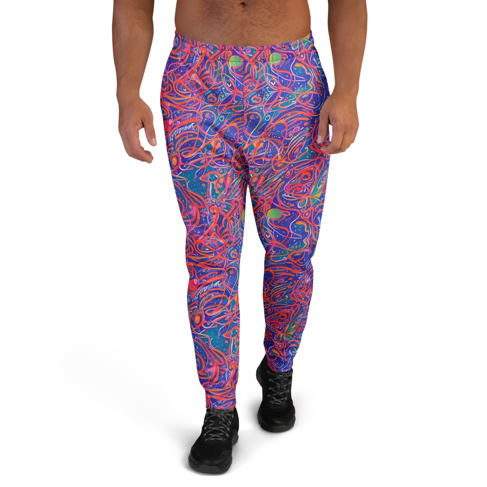 Chromatic Rapture on Men's Joggers — Front