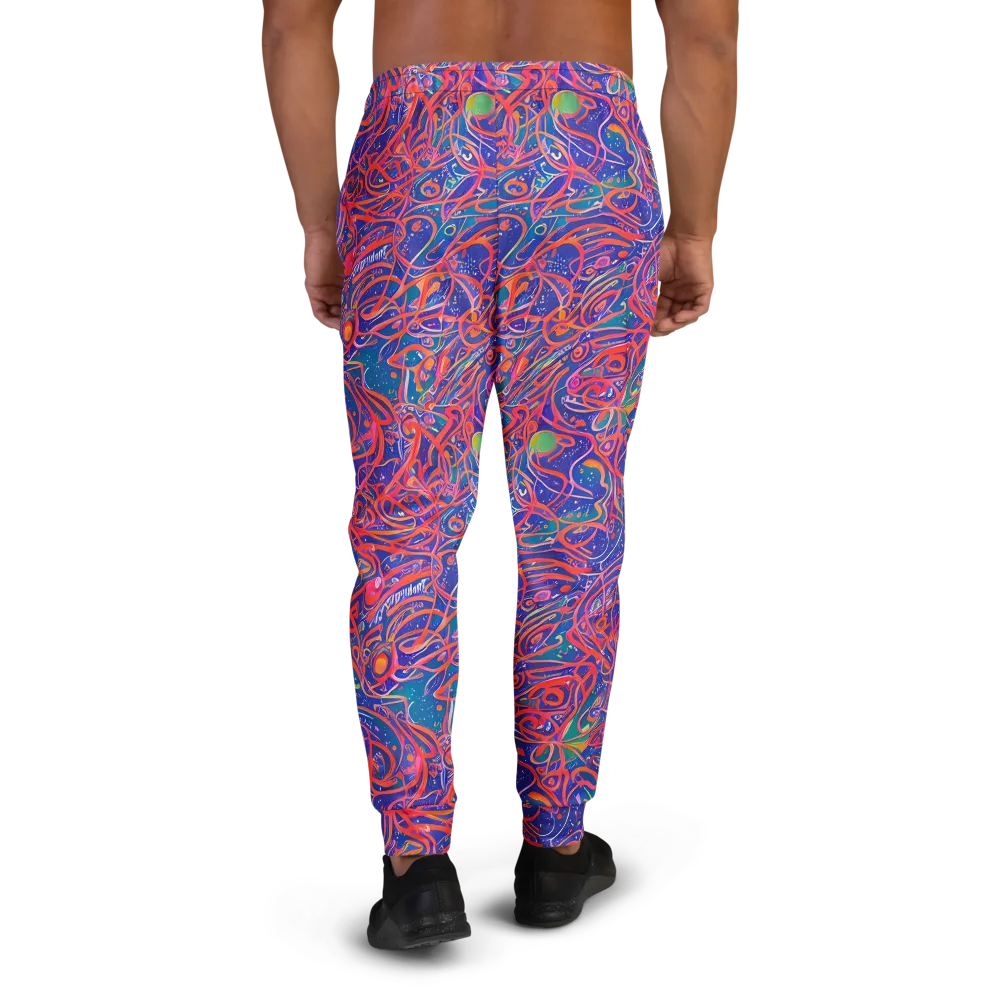 Chromatic Rapture on Men's Joggers — Back