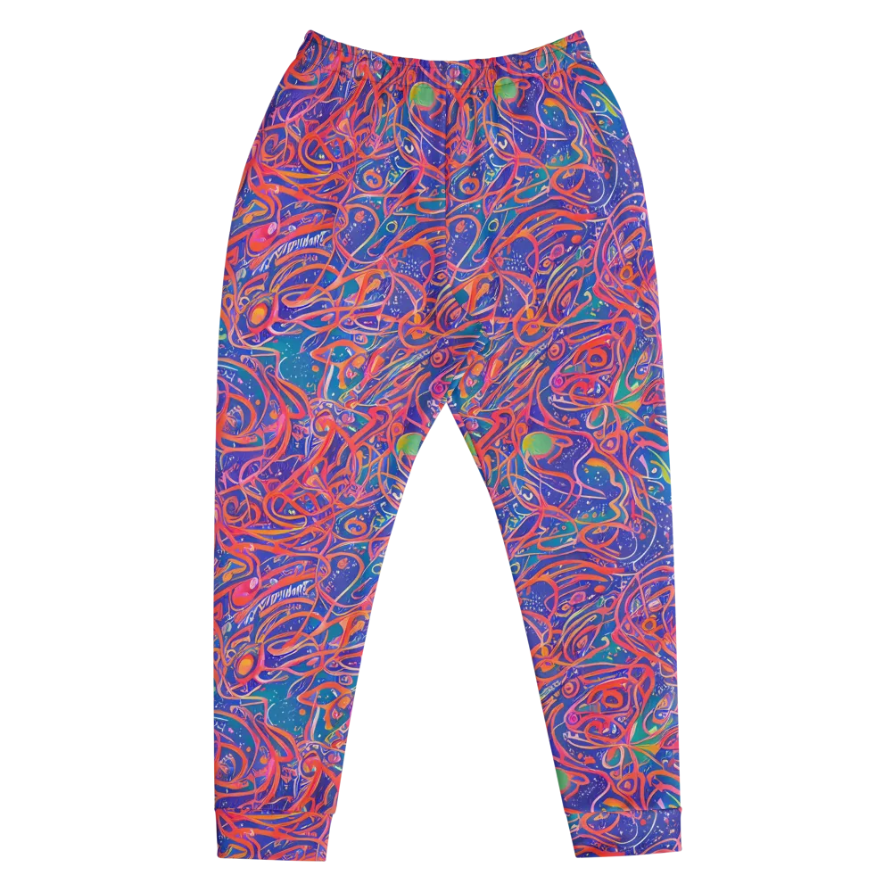 Chromatic Rapture on Men's Joggers — Front