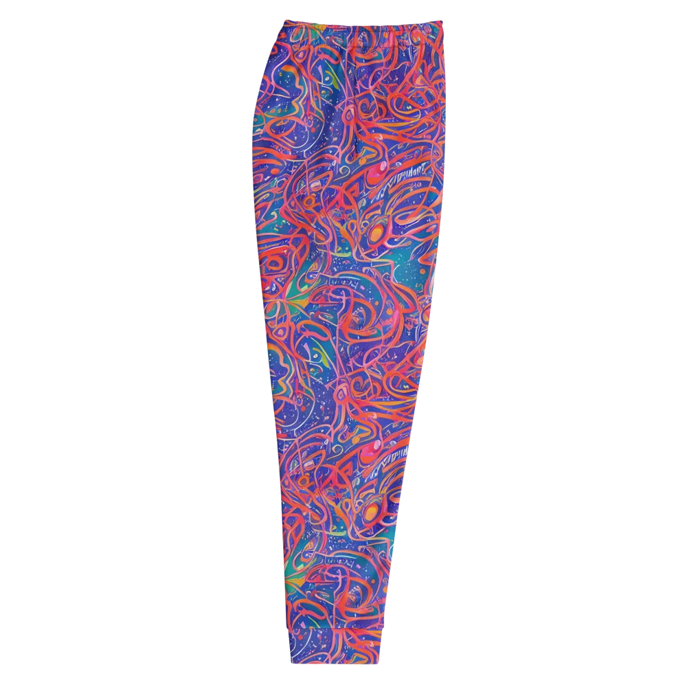 Chromatic Rapture on Men's Joggers — Right