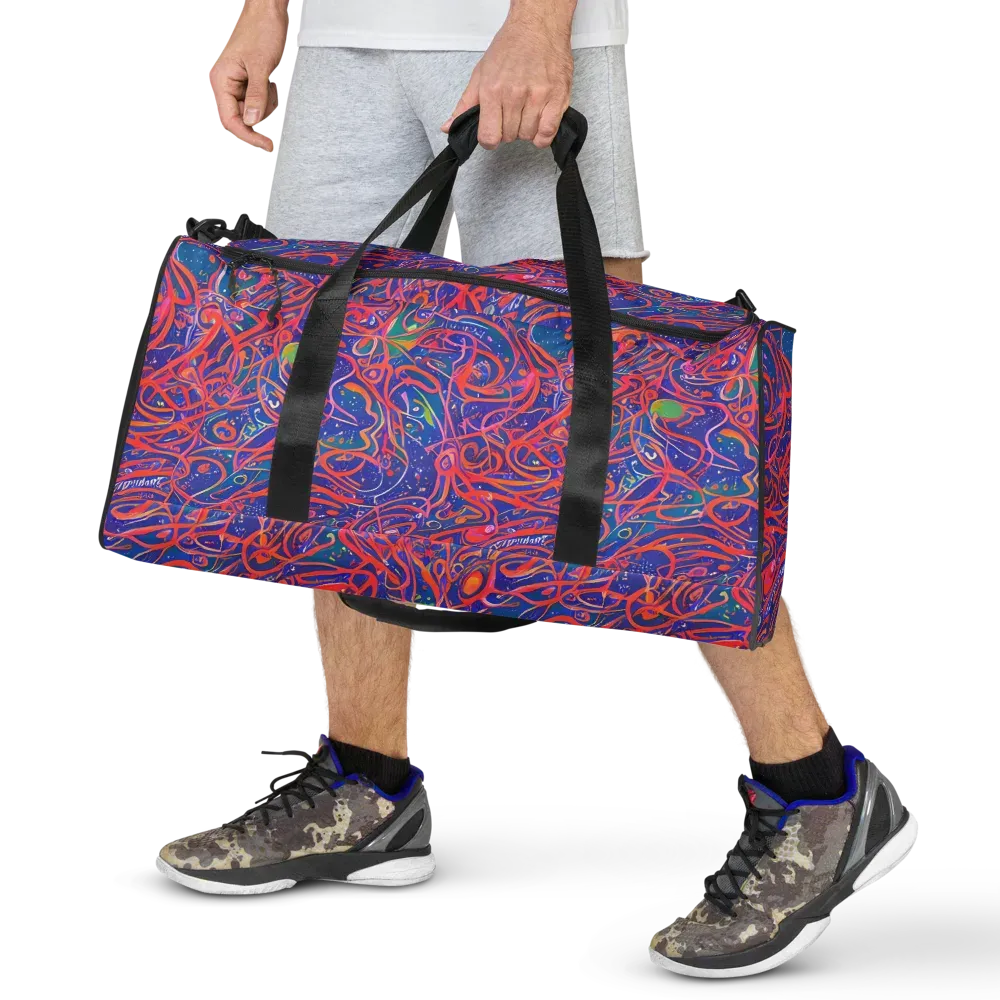 Chromatic Rapture on Duffle Bag — Front