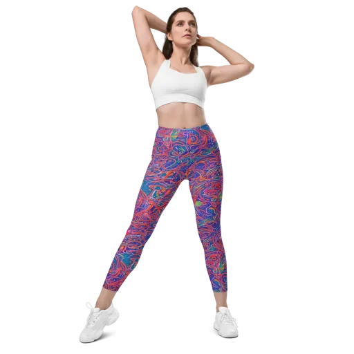 Chromatic Rapture on a Leggings with Pockets